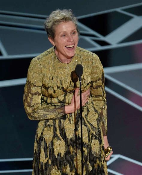 what movie did frances mcdormand win award